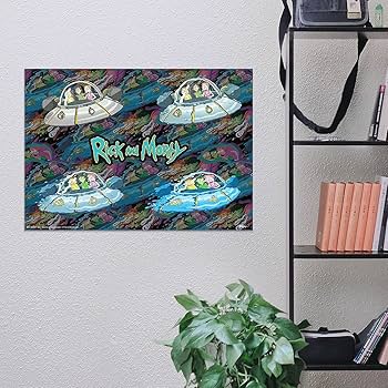 廃盤　大判　ディスプレイ　rick and morty ポスター Rick And Morty Sign